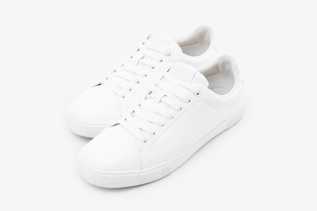 Baskets en toile blanche mode chaussures unisexes