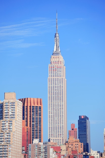 Photo gratuite bâtiment de l'empire state de new york