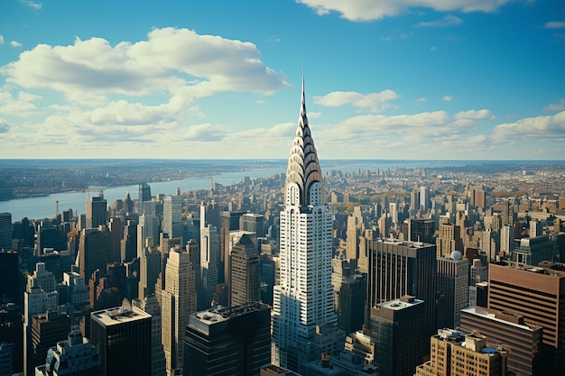 Photo gratuite bâtiments de new york pendant la journée