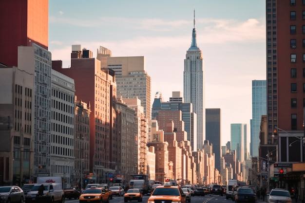 Photo gratuite bâtiments de new york pendant la journée