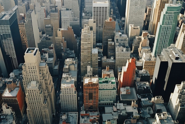 Photo gratuite bâtiments de new york pendant la journée