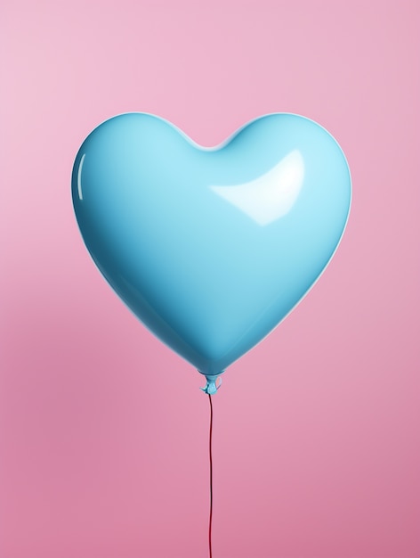 Photo gratuite beau ballon en forme de coeur