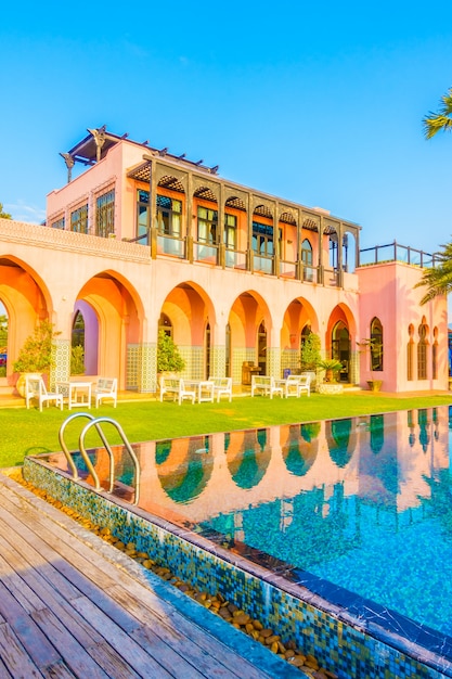 beau bâtiment traditionnel marocain Maroc