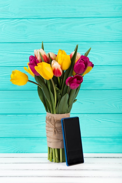 Beau bouquet de fleurs