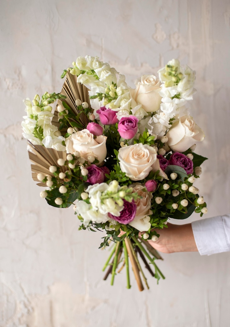 Photo gratuit un beau bouquet de fleurs