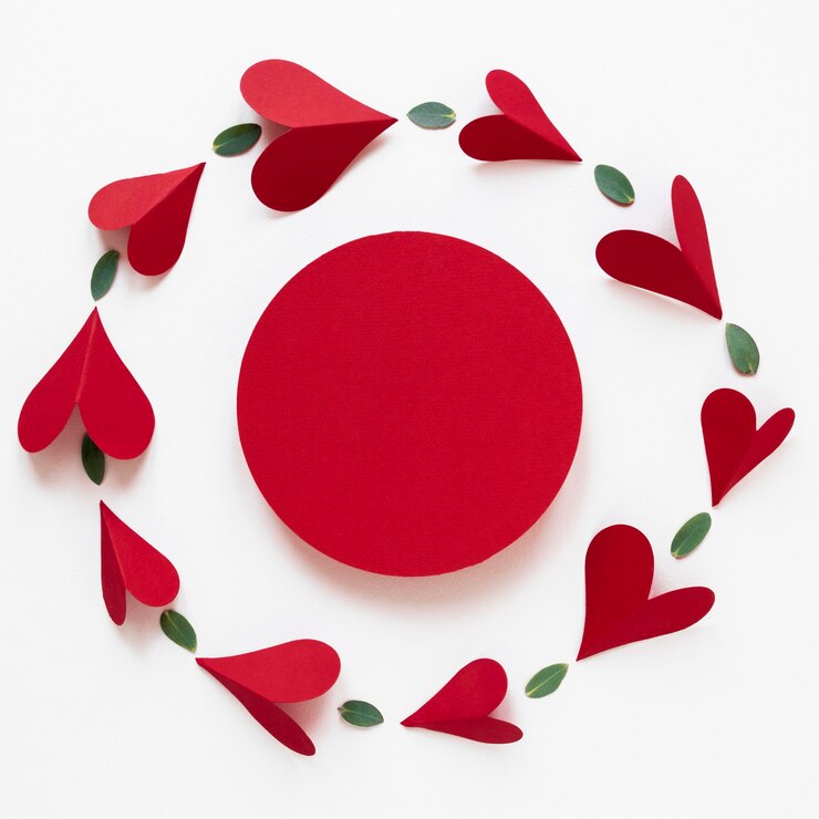 Photo gratuit beau concept de la saint-valentin avec espace copie