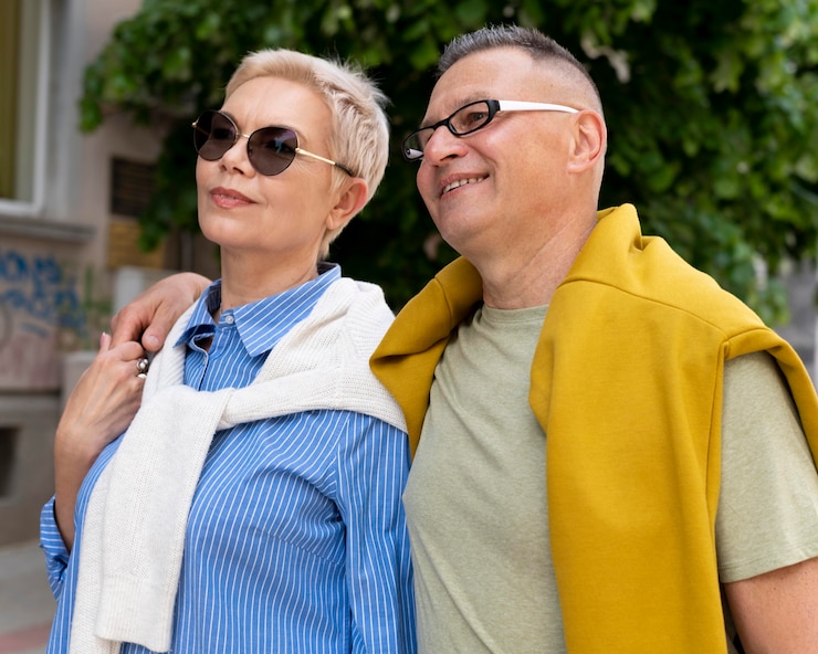 Photo gratuit beau couple ayant un rendez-vous à l'extérieur