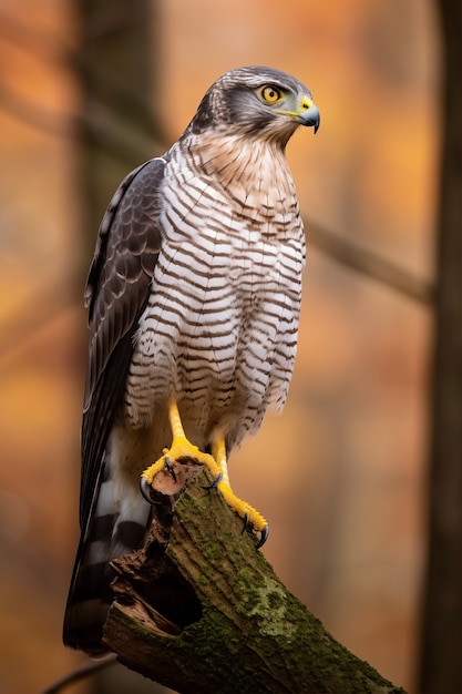 Photo gratuite le beau faucon dans la nature