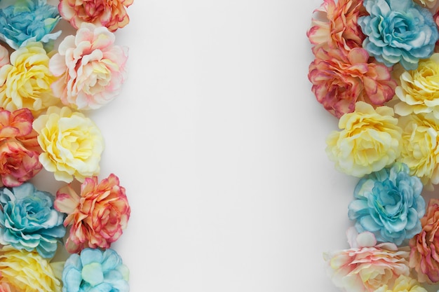 Beau Fond Fait Avec Des Fleurs Avec Fond