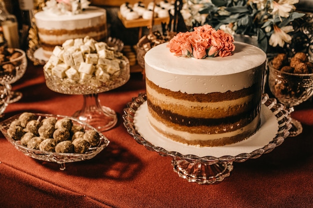 Beau gâteau et collations sucrées