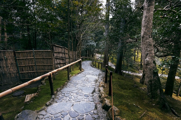 Photo gratuite beau jardin japonais