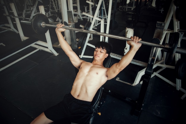 Beau Matériel D'entraînement à La Salle De Sport