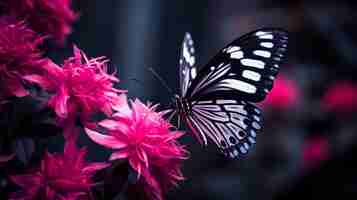 Photo gratuite beau papillon dans la nature