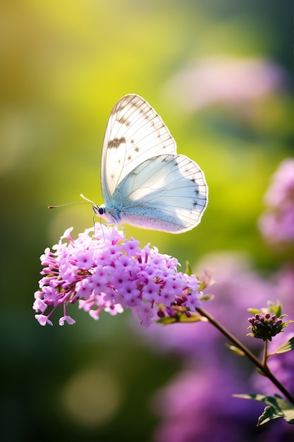 Photo gratuite beau papillon dans la nature