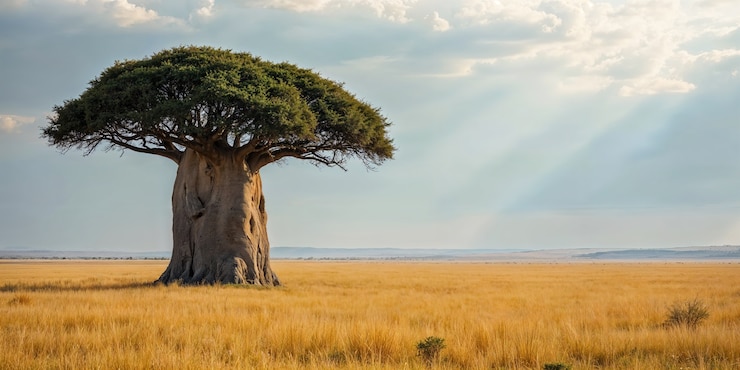 Photo gratuit beau paysage avec des arbres
