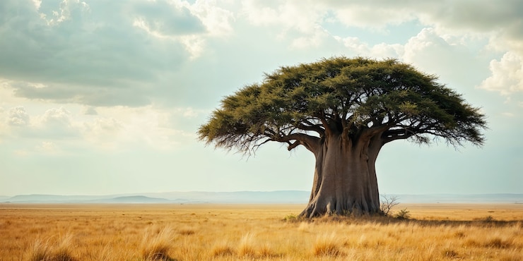 Photo gratuit beau paysage avec des arbres