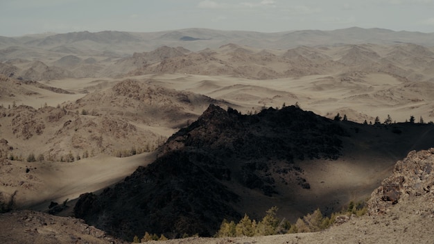 Beau paysage du désert du Sahara situé en Afrique