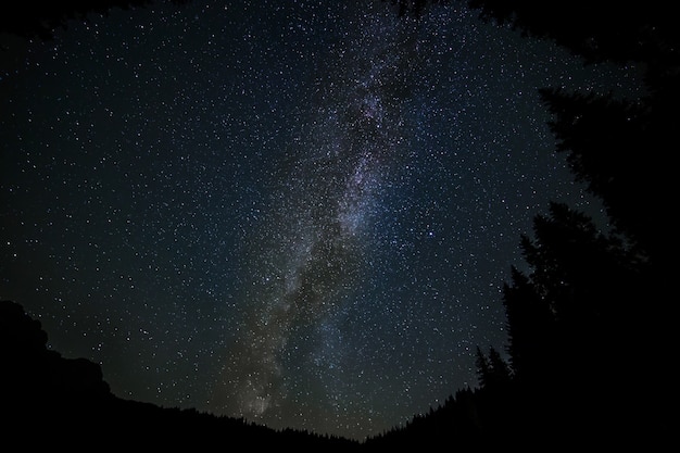 Beau paysage de la galaxie de la Voie lactée - idéal pour un fond cool