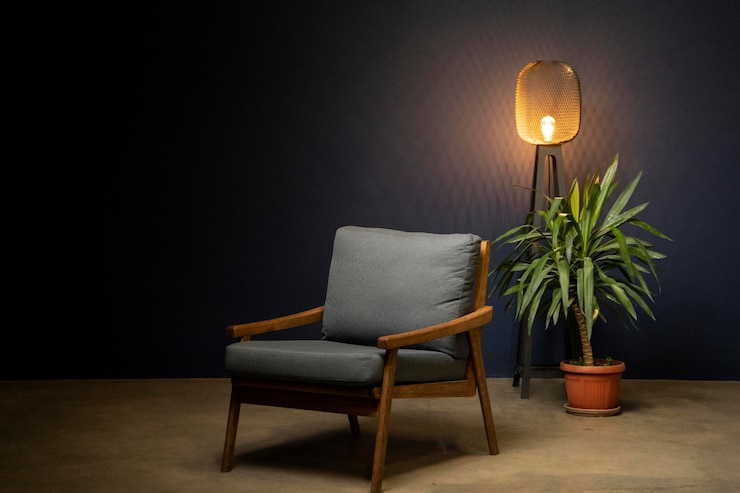 Photo gratuit beau paysage avec lampe