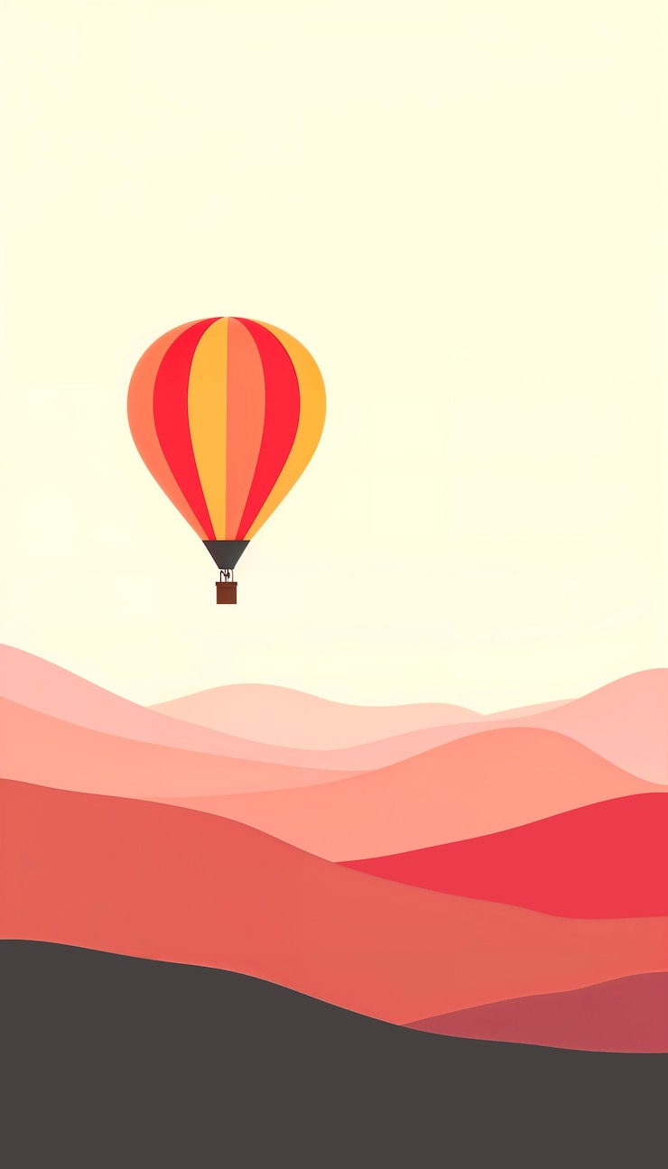 Photo gratuit un beau paysage minimaliste