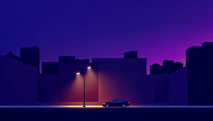 Photo gratuit un beau paysage minimaliste