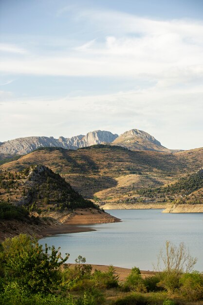 Beau paysage naturel de montagne