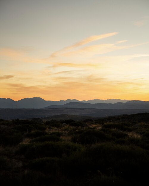 Beau paysage naturel de montagne