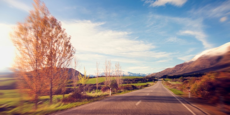 Photo gratuit beau paysage de route