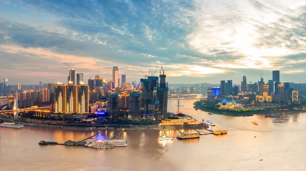 Beau paysage de la ville, à Chongqing, en Chine