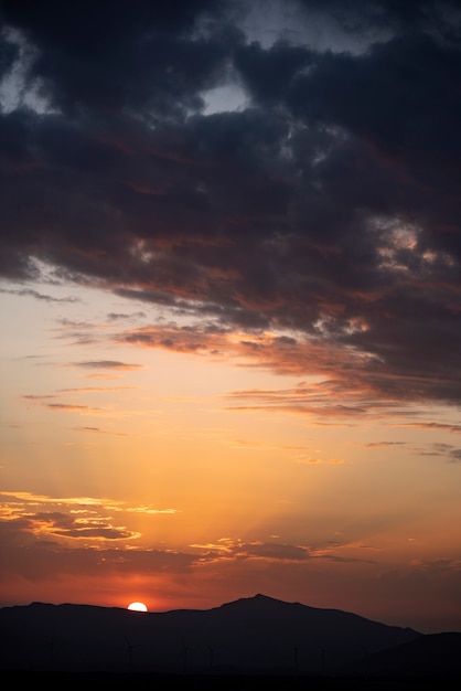 Beau skyscape pendant la journée