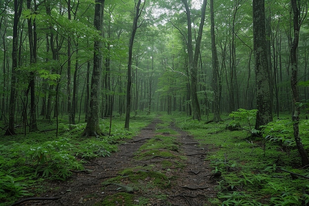 Photo gratuite beautiful japanese  forest scene