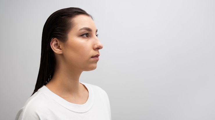 Photo gratuit de beaux cheveux traités à la kératine
