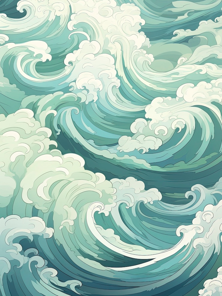 Photo gratuit de beaux nuages et de l'art numérique