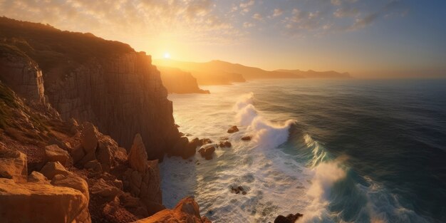 Beaux paysages au bord de la mer