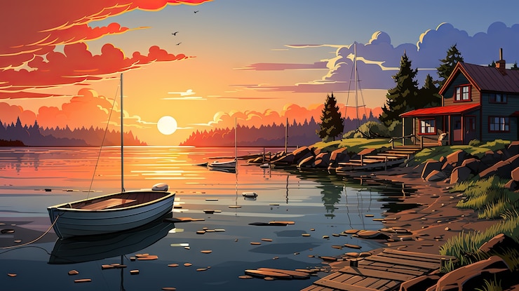 Photo gratuit beaux paysages marins avec de l'eau et de la nature