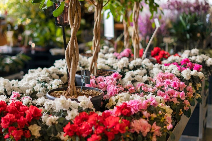 Photo gratuit bel arrangement de fleurs à l'intérieur