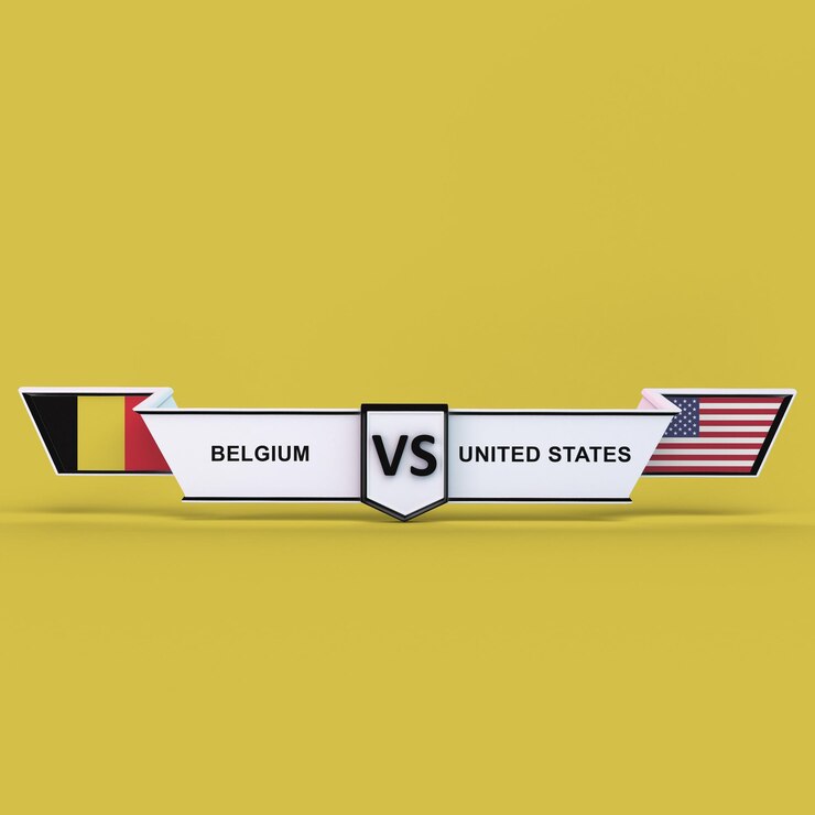 Photo gratuit belgique vs états-unis