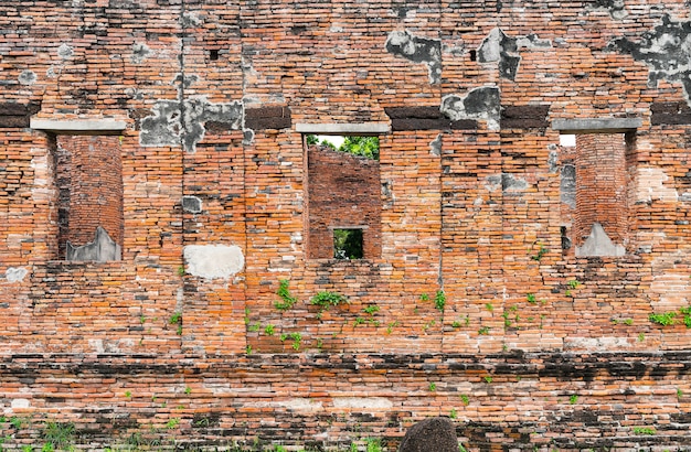 Belle ancienne architecture historique d&#39;Ayutthaya en Thaïlande