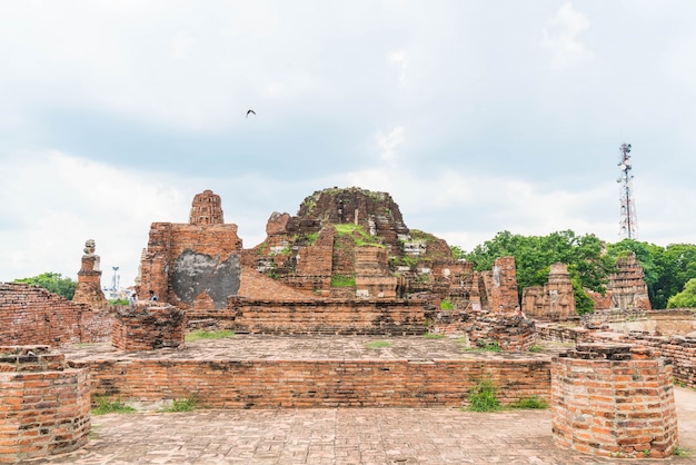 Belle ancienne architecture historique d&#39;Ayutthaya en Thaïlande