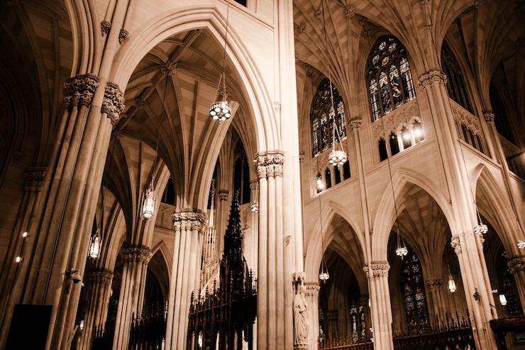 Photo gratuit belle architecture d'une église
