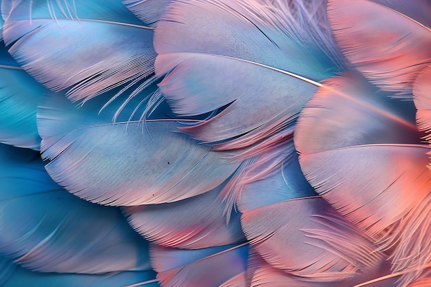 Photo gratuite une belle arrangement de plumes