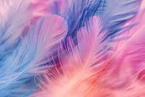 Photo gratuite une belle arrangement de plumes