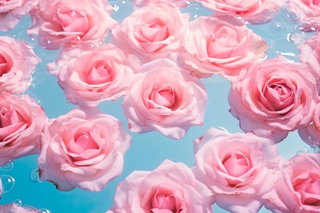 Photo gratuite une belle arrangement de roses