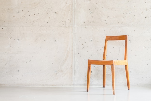 Belle chaise en bois de luxe