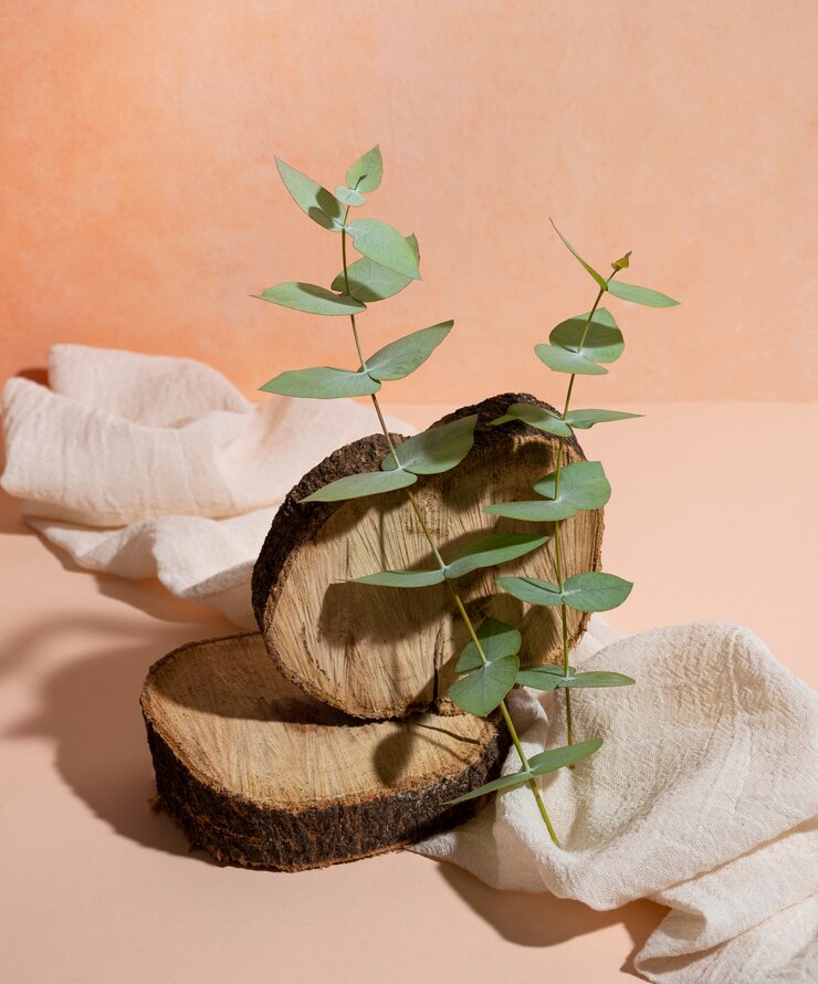 Photo gratuit belle composition d'eucalyptus
