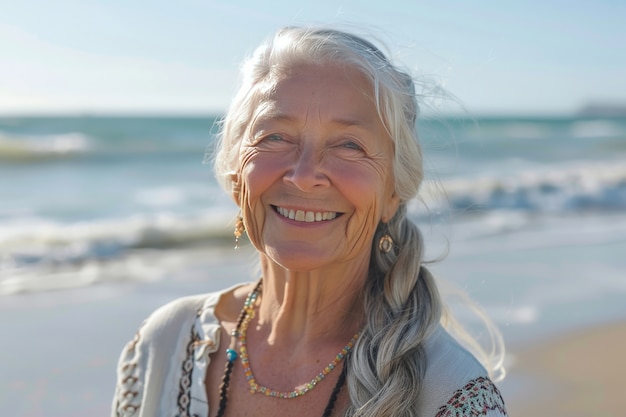 Photo gratuite une belle femme avec des tresses.