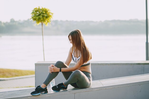 belle fille de sport