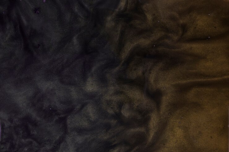 Photo gratuit belle mélange de peinture raide noire et brune