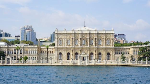 Belle photo du palais de Dolmabahce en Turquie