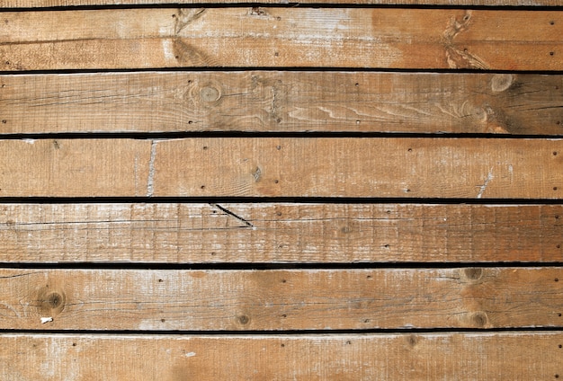 Belle photo d'un mur en bois